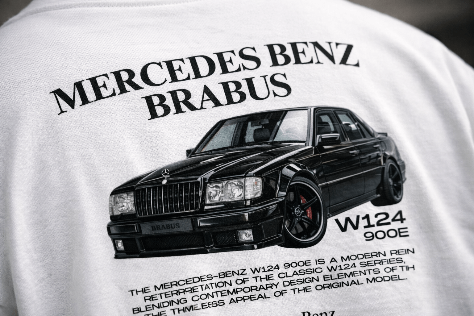 Mercedes Benz W124 Oversized T-shirt